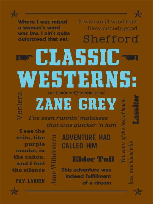 Title details for Classic Westerns by Zane Grey - Available